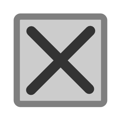 Download free grey cross icon